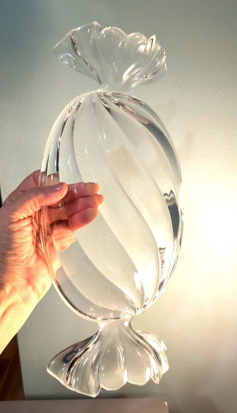 834. Shannon Leaded Crystal Candy Dish Tray Platter Ireland